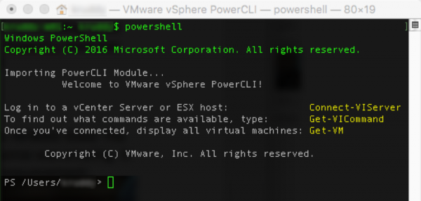 PowerShell on OSX
