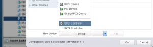 Add SCSI Controller