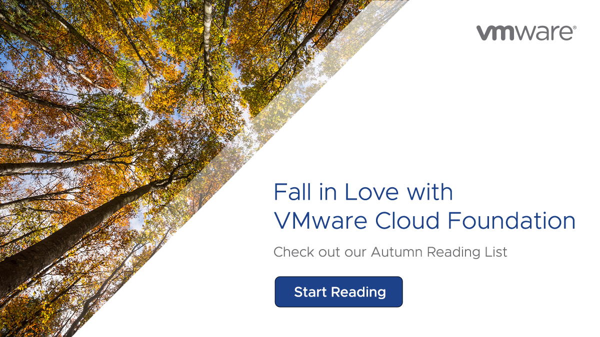 VMware VCF Fall Reading List