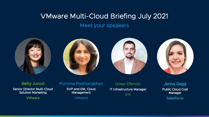 vmware multi-cloud briefing speakers