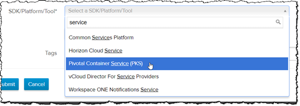 Selecting a product for a sample