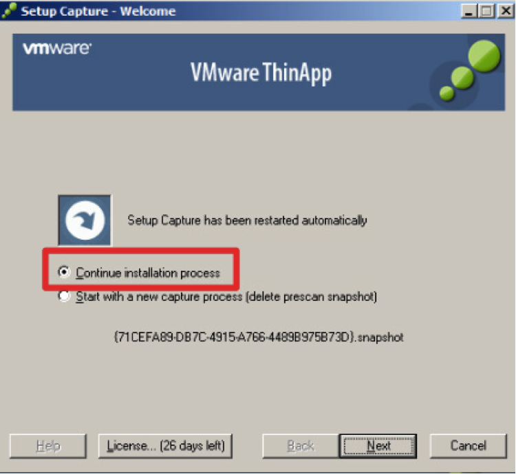 VMware_ThinApp_Continue_Install