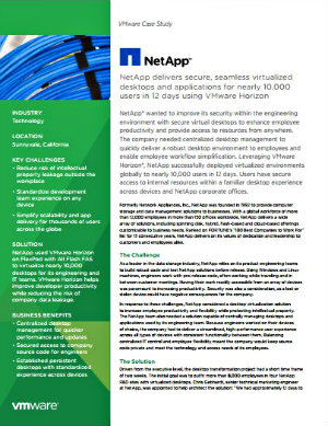 Read the NetApp Virtual Desktops Case Study
