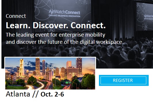 AirWatch Connect Atlanta 2016 Register