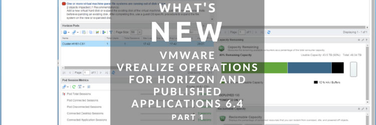 vrealize operations for horizon part 1