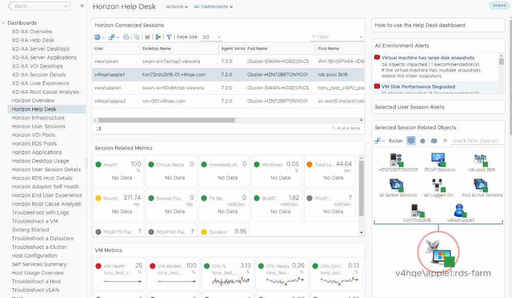 New Vmware Vrealize Operations For Horizon With Nvidia Grid