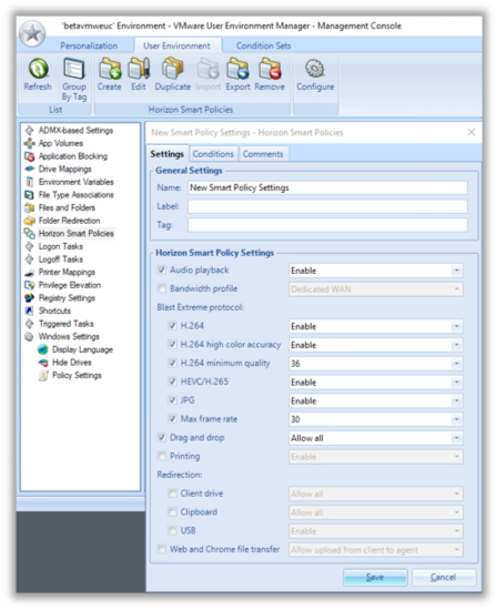 User Environment Manager 9.8