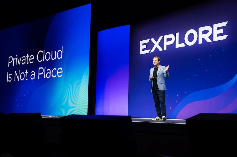 VMware Explore Barcelona general session main stage