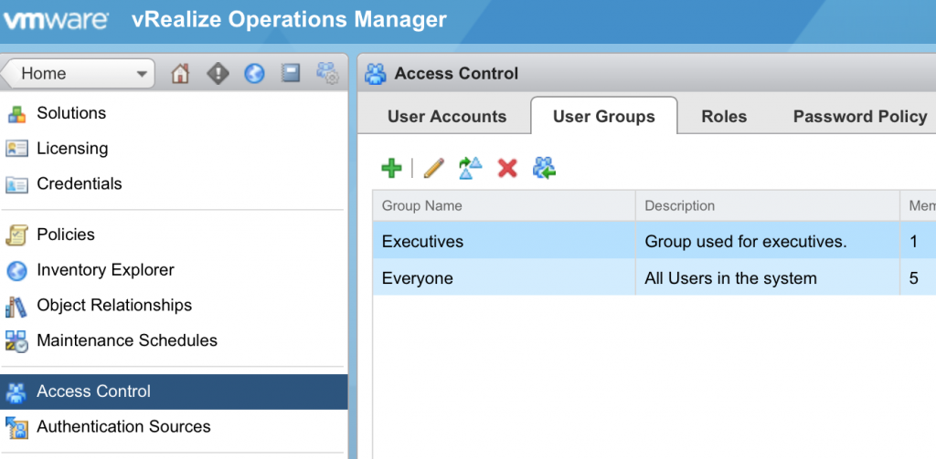 assign role to user group