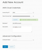Adding AWS Cloud Account