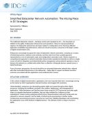 VMware - IDC WP - Network Automation - The Missing Piece in DX Strategies