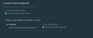 Configure Health Checks
