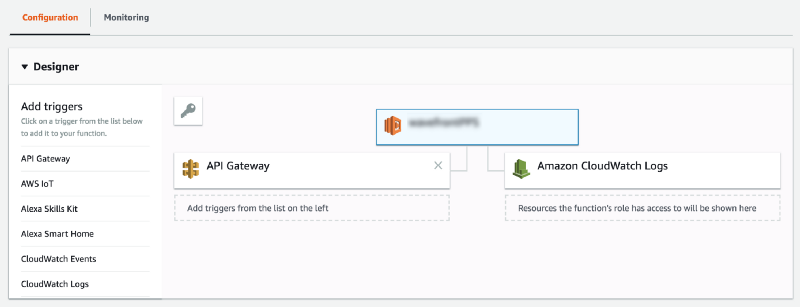 AWS Lambda API Gateway Screenshot