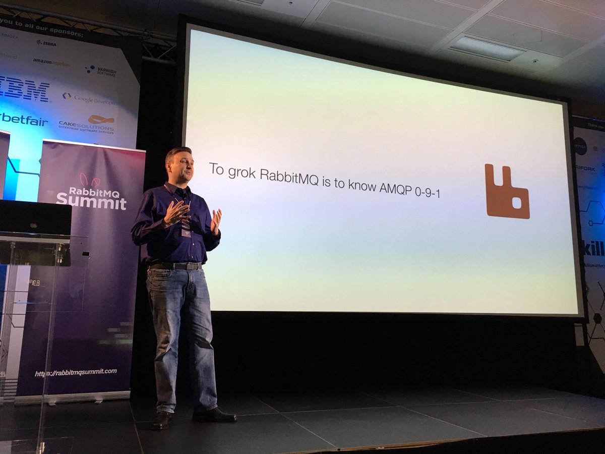 Gavin Roy explains that to understand RabbitMQ, you need to understand AMQP 0.9.1 at the RabbitMQ Summit 2018