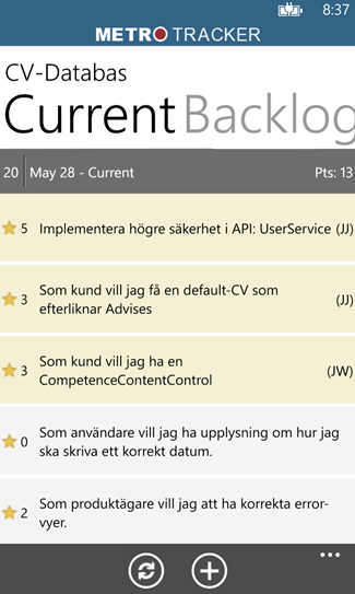 Pivotal Tracker for Windows