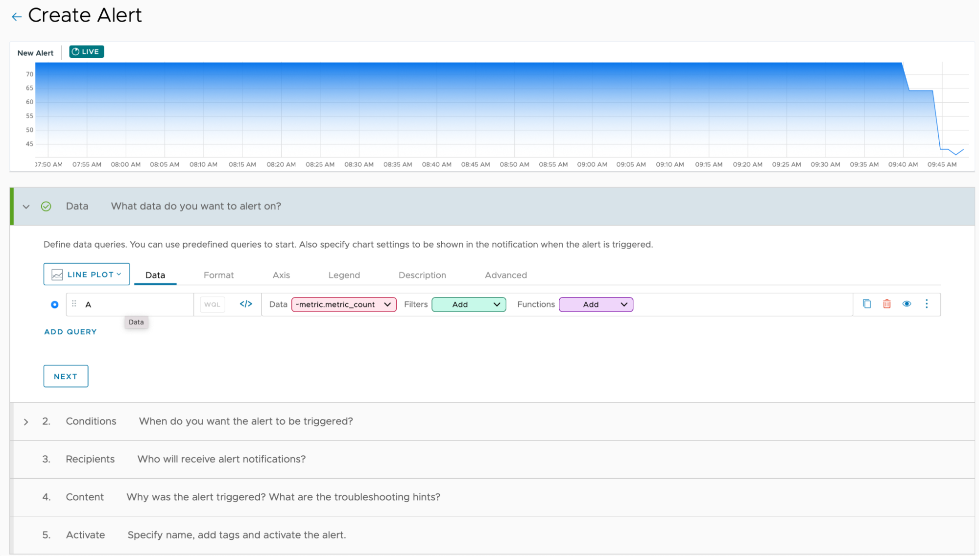 Creating Alerts in VMware Tanzu Observability