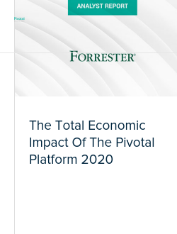 The Total Economic Impact Of The Pivotal Platform 2020