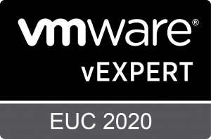vExpert EUC 2020 Badge