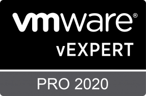 vExpert PRO 2020 Badge