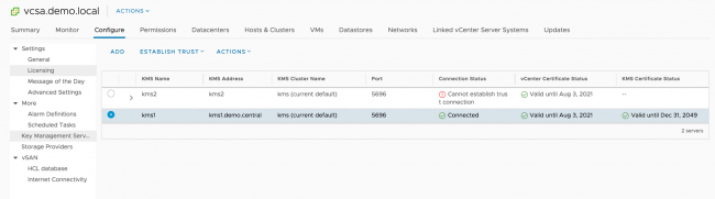 vSAN Encryption