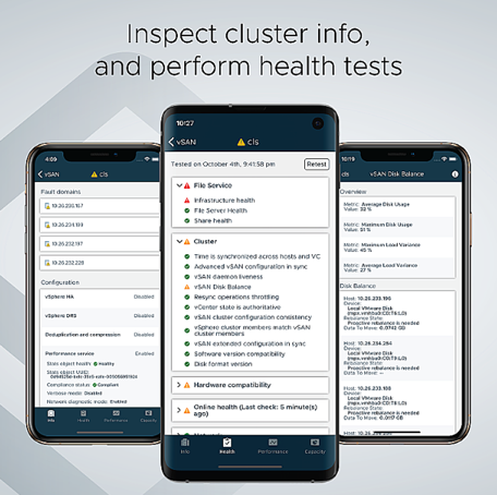 vsan live mobile client app