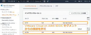 AWS セキュリティグループの設定