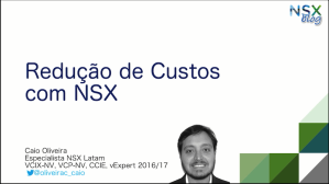 Redução de custos com NSX