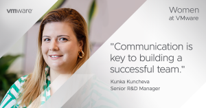Kunka Kuncheva, VMware Bulgaria