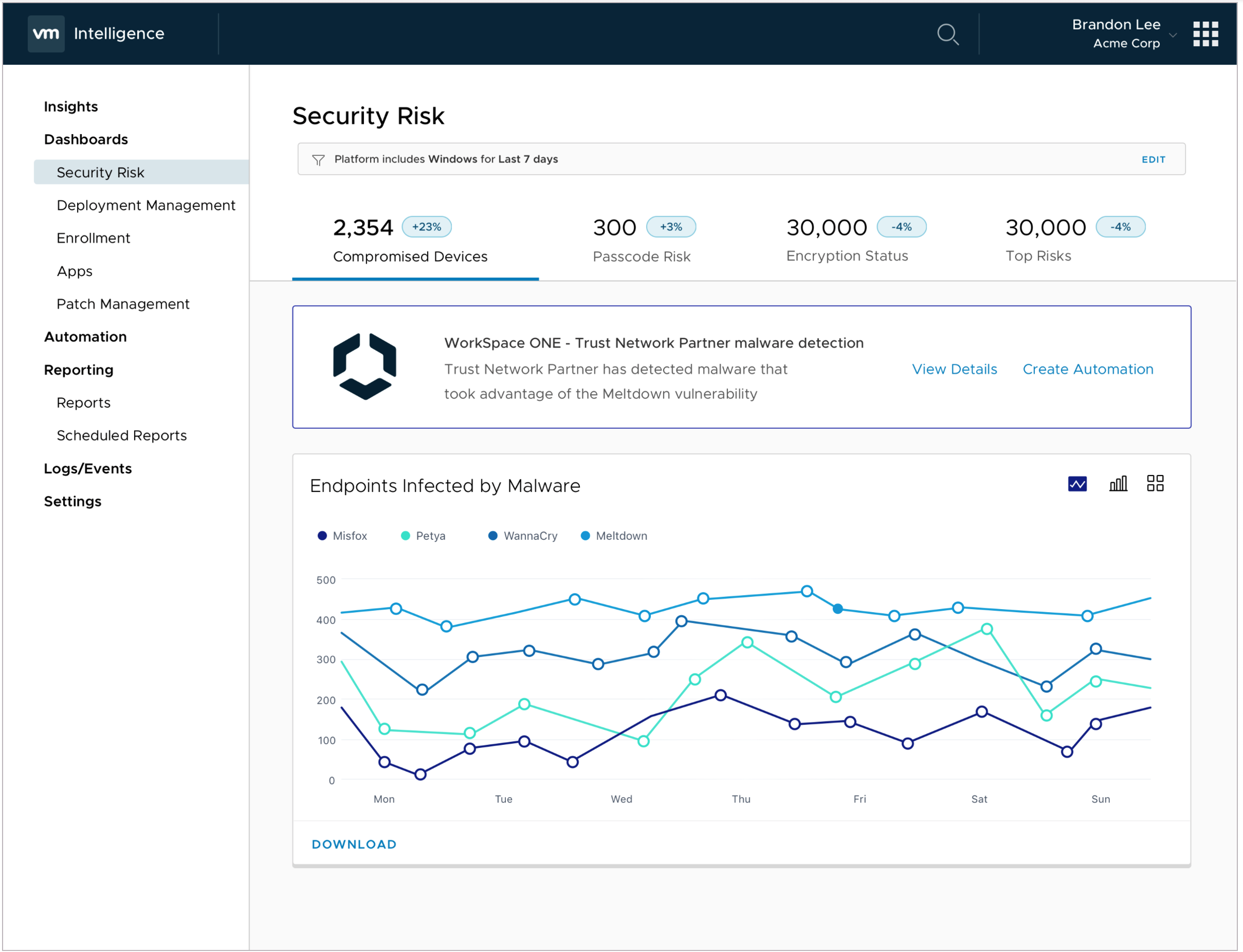 Workspace ONE Intelligence 简介 - VMware 中文博客