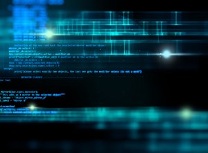 Programming code abstract technology background of software developers and computer scripts.