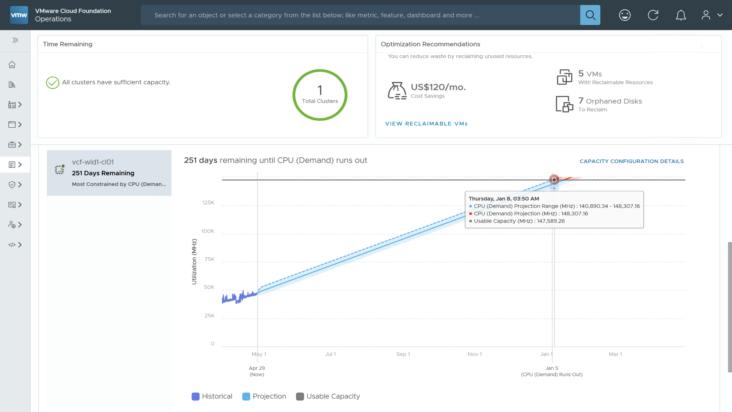 What’s New in Capacity Management for VMware Cloud Foundation 9.0 ...