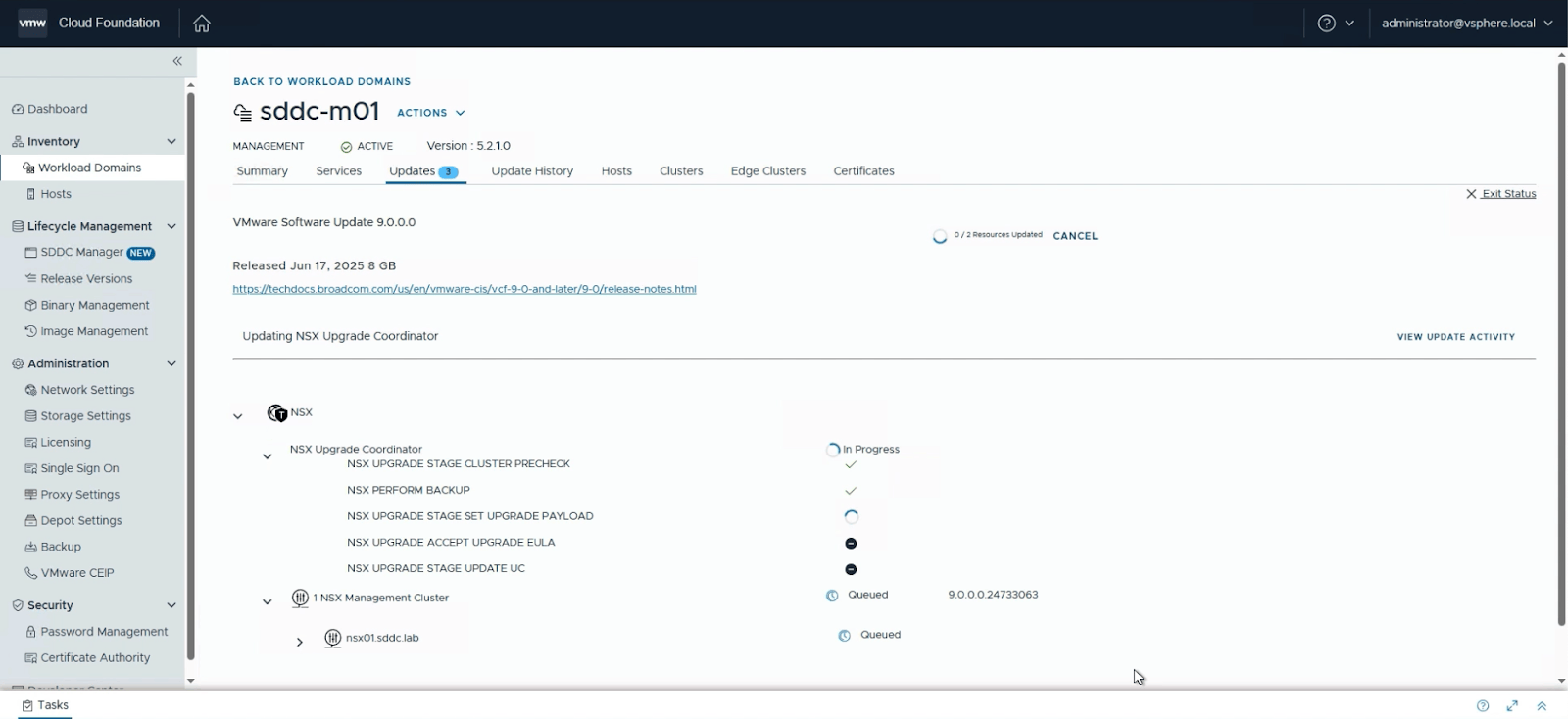 How to Upgrade to VMware Cloud Foundation 9.0 - VMware Cloud Foundation ...