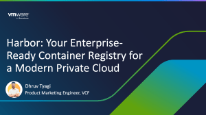 Harbor: Your Enterprise-Ready Container Registry for a Modern Private Cloud