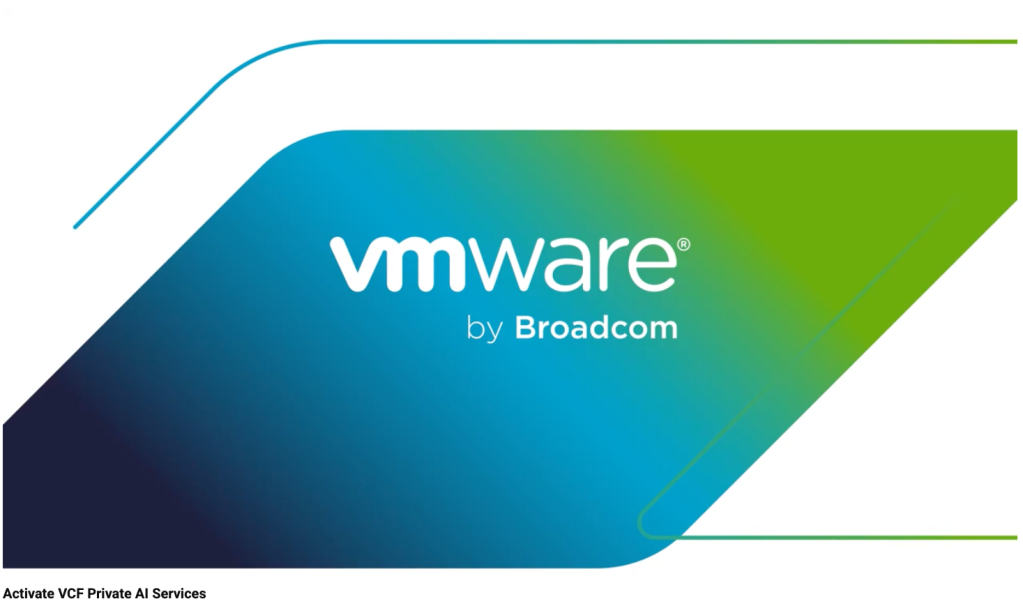 Activate VCF Private AI Services