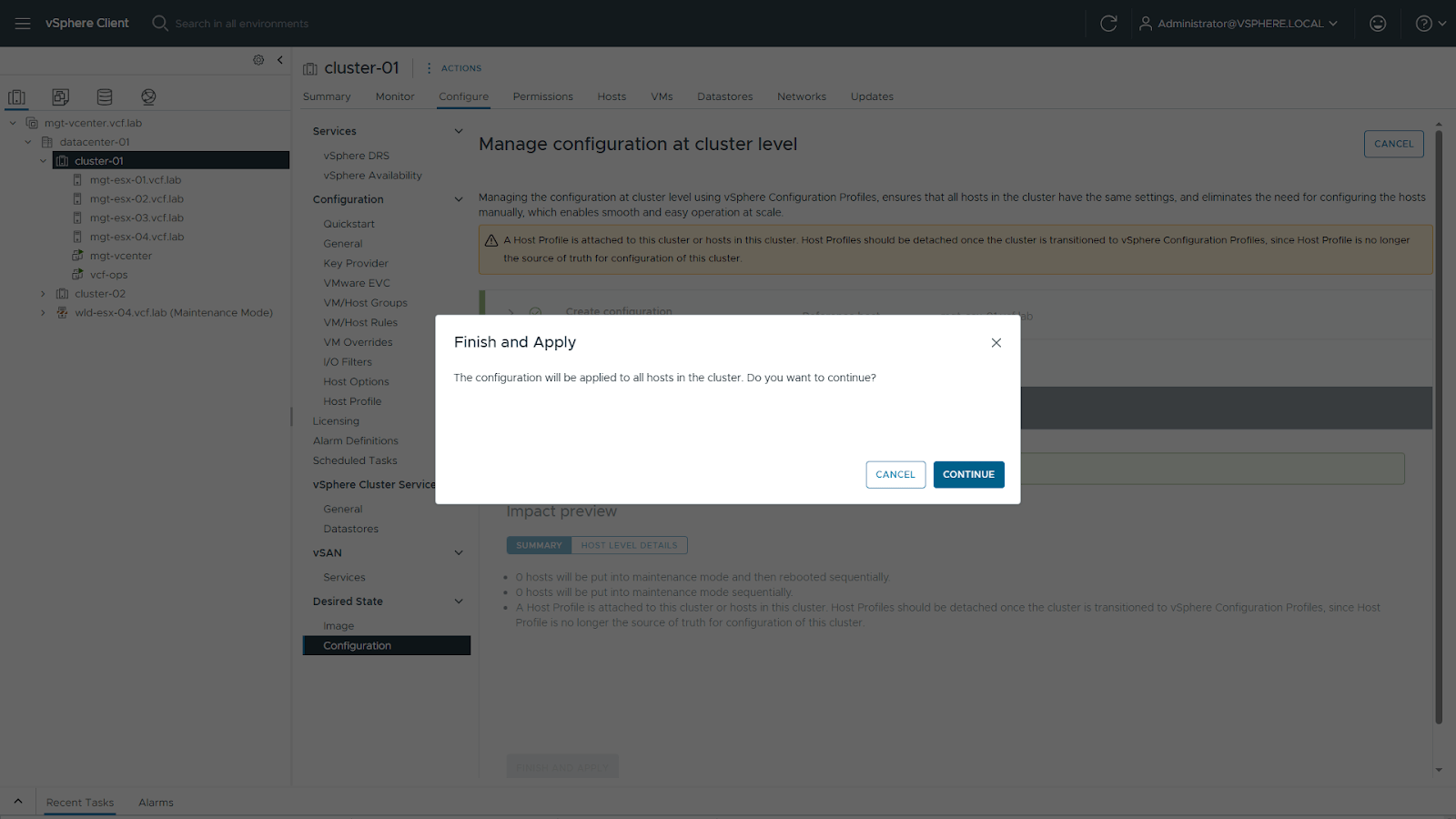Transitioning to VMware vSphere Configuration Profiles from Host ...