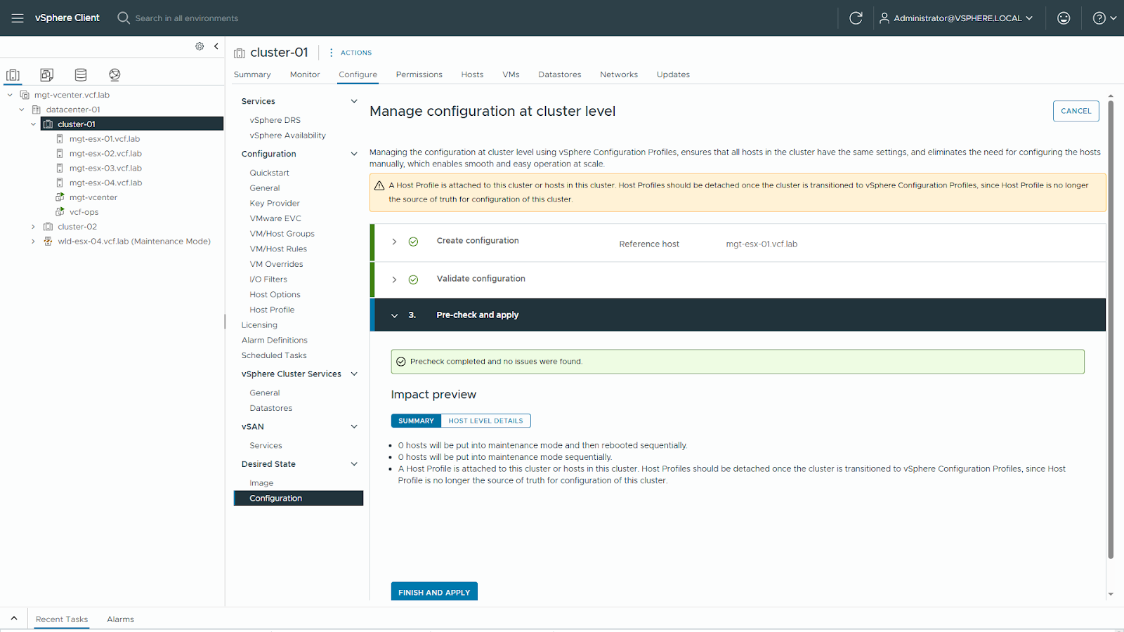 Transitioning to VMware vSphere Configuration Profiles from Host ...