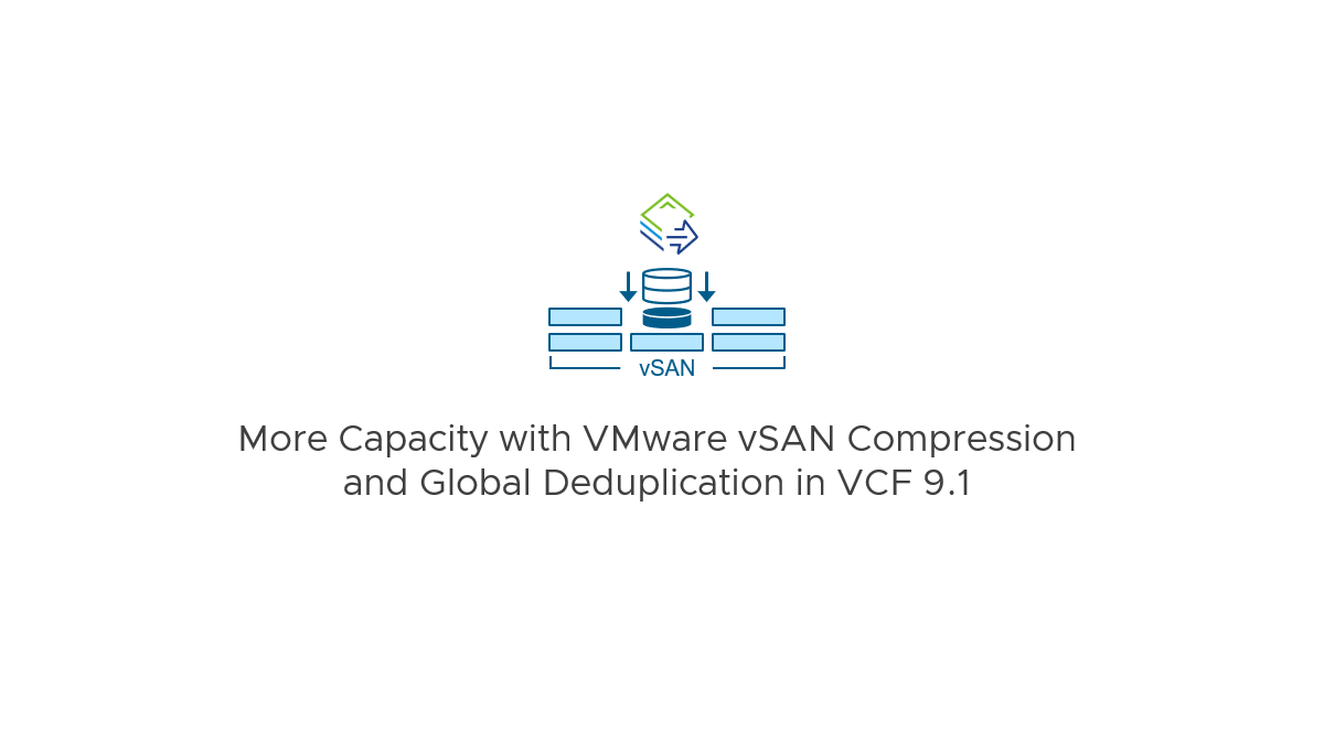 More Capacity with VMware vSAN Compression and Global Deduplication in ...