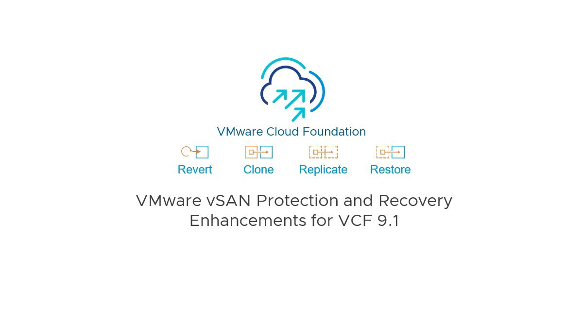 VMware vSAN Protection and Recovery Enhancements for VCF 9.1 - VMware ...