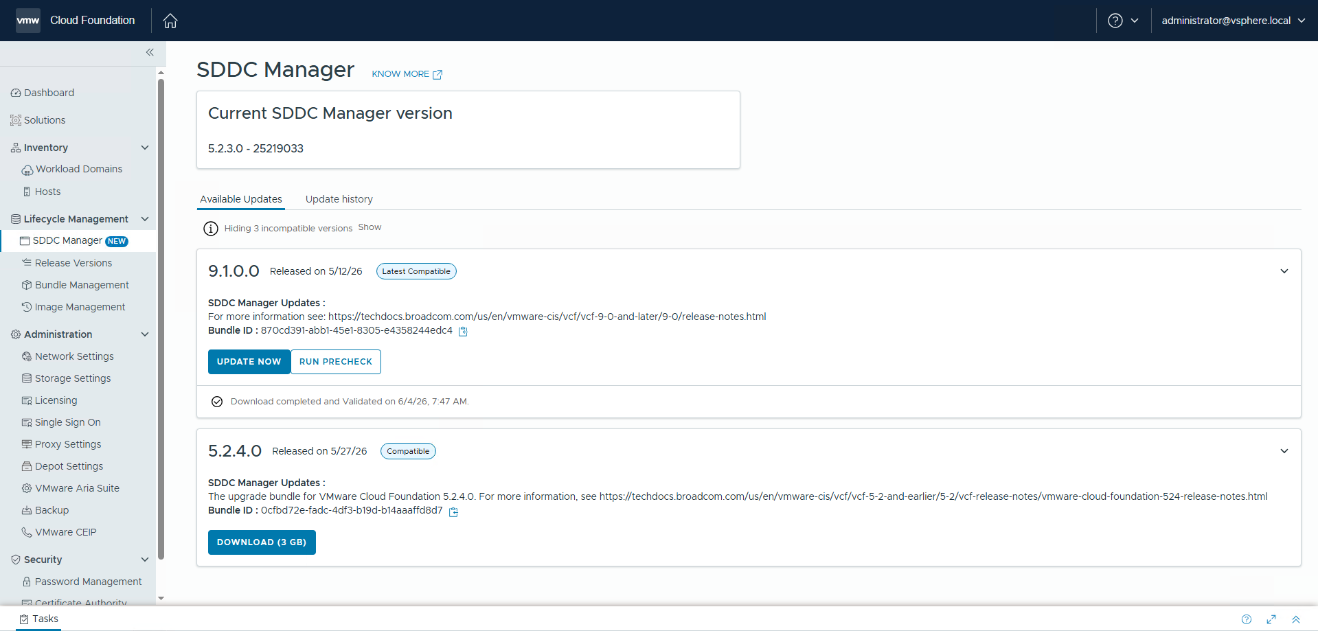 How to Upgrade to VMware Cloud Foundation 9.1 - VMware Cloud Foundation ...