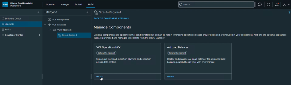Figure 3: Initiating the HCX Manager installation wizard.