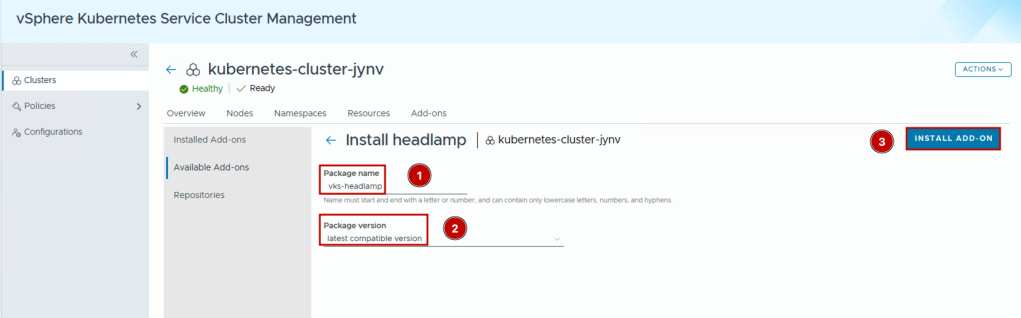 Figure 11: Headlamp Add-On deployment – part 5