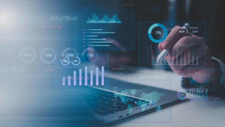 innovative business dashboards data analysis  kpi financial digital erp performance UI report system