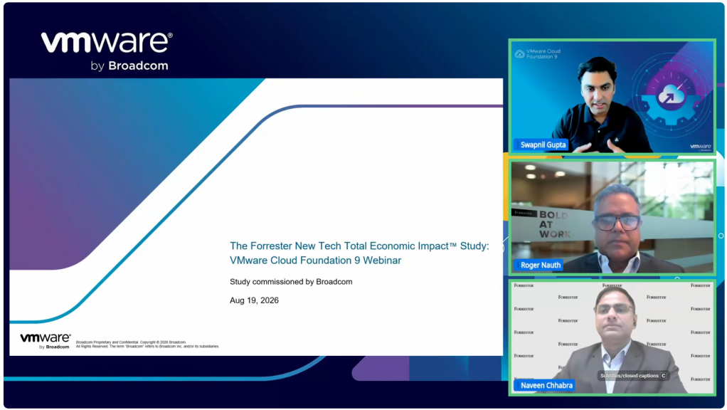 See How Organizations Achieved 137% ROI with VMware Cloud Foundation 9 - The Forrester New Technology TEI study
