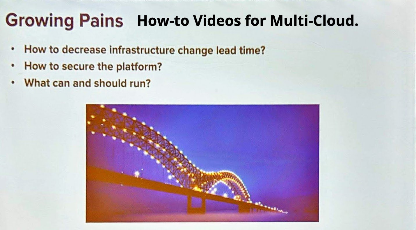 How to: 4 Ways to Cloud in 5 mins. (Multi, GCP, AVS, AWS)