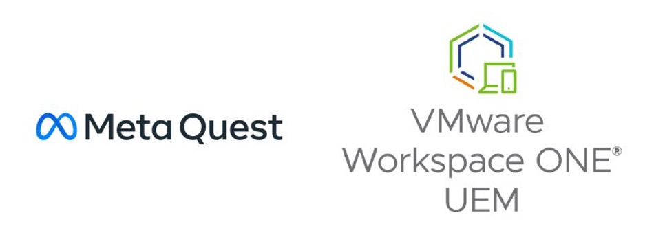 Meta Quest and VMware partnership logos