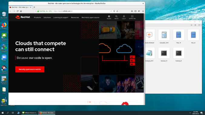 Orizon Linux Check out Linux published apps in Horizon 8