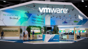 VMware demo booth at MWC 2023