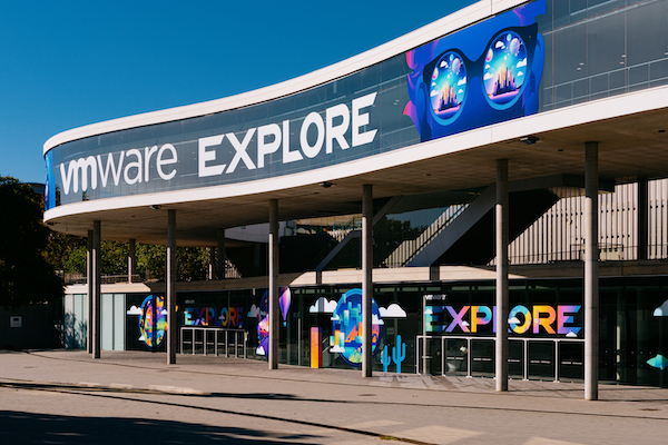 VMware Explore exterior of the Fira Gran Via 