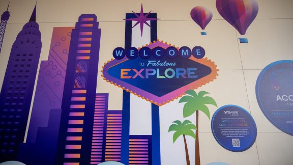 VMware Explore 2024 Las Vegas onsite - interior branding