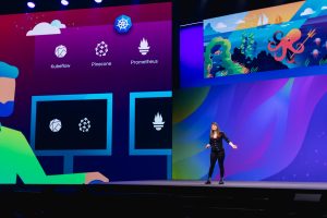 VMware Explore Las Vegas main stage keynote screenshot